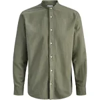 Jack & Jones Breeze Band Linen Blend Pitkähihainen Kauluspaita