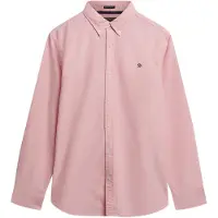 Superdry for man. M4011037A Classic Oxford L/S Shirt pink (XXL), Cotton, Long sleeve