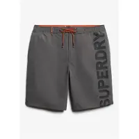 Superdry for man. M3010238A Classic grey swimming costume (S), Beachwear, Recycled Polister, Sustainable