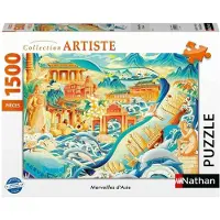Nathan Editions - 016182 - 1500 bitars pussel - Asiens underverk