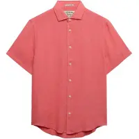 Superdry for man. M4011104A Coral Riviera Shirt (XXL), Casual, Linen, Short sleeve