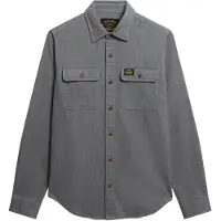 Superdry for man. M4010723A Trailsman blue shirt (L), Casual, Cotton, Long sleeve