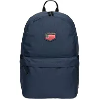 Superdry for woman. Y9110273A Backpack with patches Classic Montana blue (OSFA), Casual, Polyester