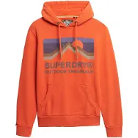 Superdry for man. M2014240A Great Outdoors Relaxed Hood orange (S), Casual, Cotton, Long sleeve