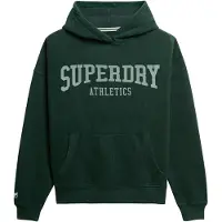 Superdry for woman. W2012430A Athletic Essentials Relaxed green sweatshirt (L), Casual, Cotton