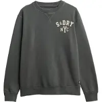 Superdry for man. M2014012A Vintage Athletic Crew Sweatshirt dark grey (XXL), Casual, Cotton