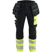 Blakläder 1145 ToolRig Highvis 4-way Stretch työhousut