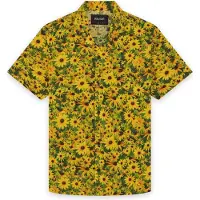 Lyle & Scott Wild Garden Print Resort Shirt - Multi/patterned - S