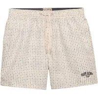 Superdry for man. M3010262A Premium Printed 15 white swimsuit (XXL), Beachwear, Recycled Polister