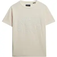 Superdry for woman. W1011702A Athletic Tonal Oversized beige T-shirt (S), Casual, Cotton, Short sleeve