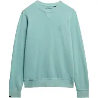 Superdry for man. M2014174A Essential classic sweatshirt turquoise (XXL), Casual, Cotton