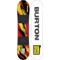 Burton Kids' Grom Snowboard Ketchup/Mustard 130