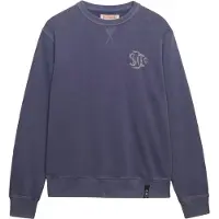 Superdry for man. M2014491A Merchant sweatshirt blue (L), Casual, Cotton