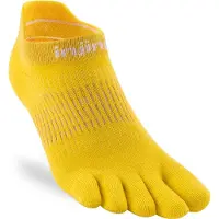 Injinji Women's Run Lightweight No-Show Lemon Urheilusukat 35-40