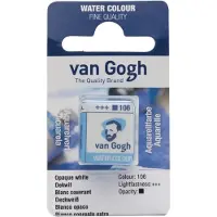 Taidepiste VG akvarelli 106 Opaque White - 1/2 nappi