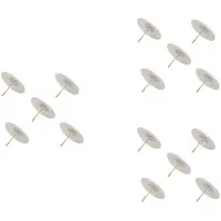 Melitt 15PCS Paper Parasol 60cm Beach Umbrella White DIY Umbrella Photography Props for Baby Shower Party Wedding