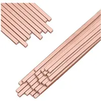 Typecat Sticks Brazing Rods, BCuP-5 15% Silver Solder Copper Phosphor Welding Rods Industry Grade 0.050x1/8x10inch 60pcs
