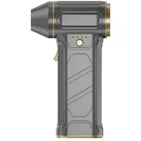 Melitt 130000RPM Powerful Air Blower Turbo Violent Fan with 2 Nozzles 52m/S Handheld Turbo Jet Fan Car Dryer Brushless Motor B