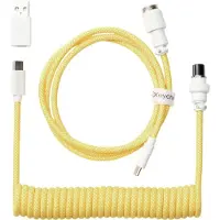 Keychron Custom Coiled Aviator 8K USB-kaapeli (keltainen)