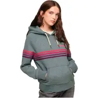 Superdry for woman. W2011964A Blue Rainbow Striped Hoodie (XS), Casual, Cotton