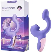 Magic Motion Magic Ponder - 2-in-1 klitoriskiihotin ja vibraattori - lila