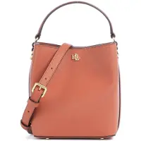 Ralph Lauren Crosshatch Leather-Reese Sm Bkt-Bub - Brown - ONE SIZE