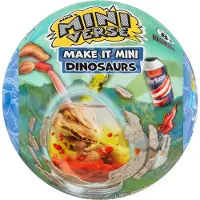MGA Entertainment Miniverse Zrób mini dinozaury Jurassic World zestaw niespodzianka 522546-EUC