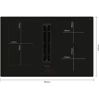 Siemens ED811BS16E iQ300 induktiotaso liesituulettimella, 80 cm
