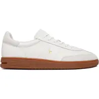 Ralph Lauren Bedford Leather-Suede Sneaker - White - 44