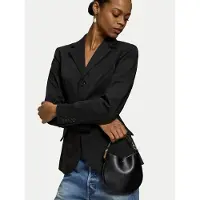 Ralph Lauren for woman. 427P06814001 Black leather Polo ID handbag (OSFA), Casual