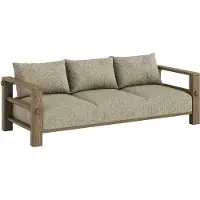 Karup Bare-sohva textured weave -kangas warm sand / carob brown l 225 cm