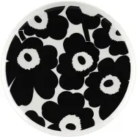 Marimekko Unikko Plate 25 Cm - White - Ø 25 CM