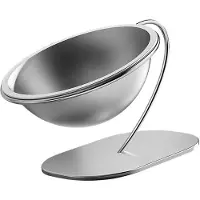 Wella Raised Cat Dish Stainless Steel Dog Food Container Pet Feeding Accessories Large Lifted Cat Bowl with Stable Base