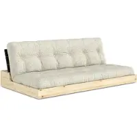 Karup Base Sofa Bed Black Night / - Vuodesohvat Polyesteri Soft Chalk - 137402640