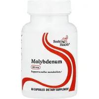 Seeking Health , Molybdeen, 500 mcg, 90 Pilleriä