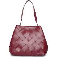 Núnoo Chiara Braided Florence Maroon W. Gold - Burgundy - ONE SIZE
