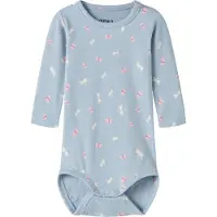 Name it Body p/h - NbfVandora - Alistunut Blue/Rusetit - - 62 - Bodyt P/H