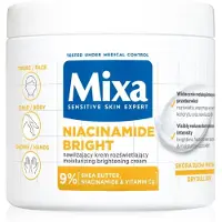 Mixa Niacinamide Bright tehokosteuttava voide tummien läiskien ehkäisyyn 400 ml