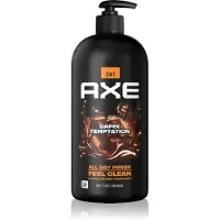 Axe Dark Temptation suihkugeeli kasvoille, vartalolle ja hiuksille 900 ml