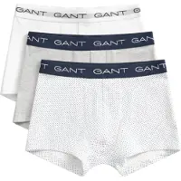 Gant Dot Print Trunk 3-Pack - White - XXL