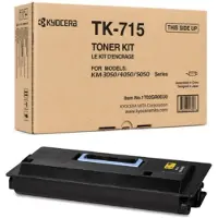 Kyocera Väriainesarja - TK 715 - Musta - 34 000 sivua - KM 3050, 4050, 5050