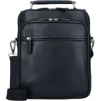 Leonhard heyden Berlin Crossbody-laukku Nahka 28 cm Musta
