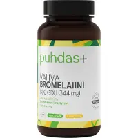Puhdas+ Bromelaiini 60 kaps ravintolisä