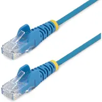 StarTech.com 0.5m CAT6 Cable - Sininen Slim CAT6 Patch Cord - Snagless - LSZH - patch cable - 50 cm - Sininen - Sininen - 0.5m