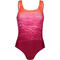 LASCANA Uimapuku oranssi / fuksia / vaalea pinkki