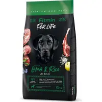 Fitmin 2x12kg Dog For Life, lammasta ja riisiä koiran kuivaruoka