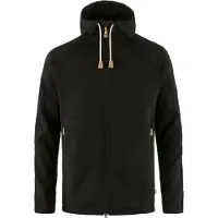 Fjällräven Men's Övik Fleece Hoodie Black Välikerrospuserot L