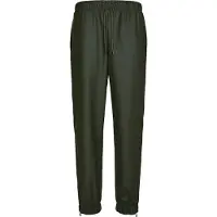Rains Unisex Pants Regular Green Sadehousut L