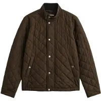 Gant for man. 7006638 Brown quilted jacket (XXL), Casual, Polyester