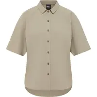 Jack Wolfskin Women's Sierra Quest Shortsleeve Shirt Stone Lyhythihaiset kauluspaidat M
